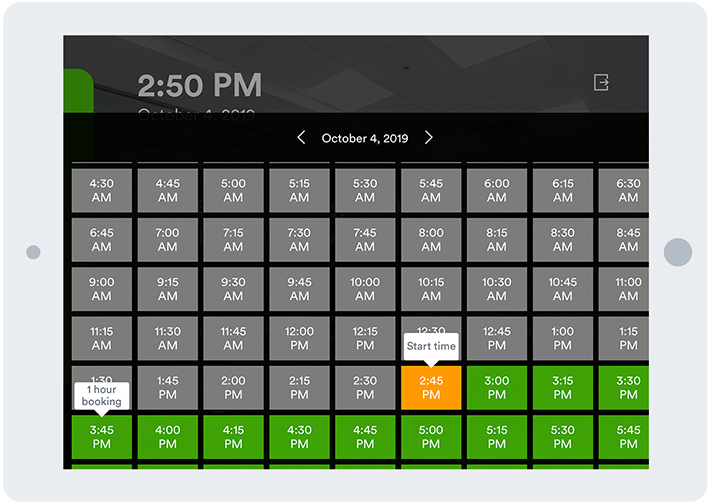 An organised approach to booking